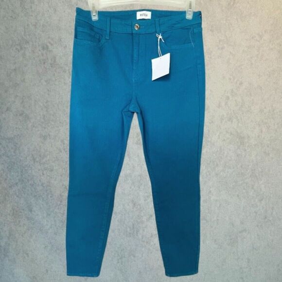 pistola Pants - Pistola Jennifer Oslo Pants Womens 32 Belize Blue Slim Fit Ankle Jeans